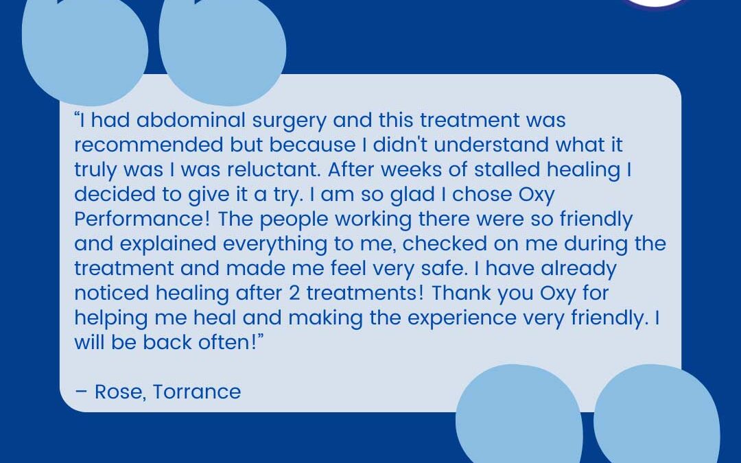 What are People Saying about Hyperbaric Oxygen Therapy at OXY PERFORMANCE? See How Sessions in Hermosa Beach Can Help You Reach Your Health Goals in 2023!